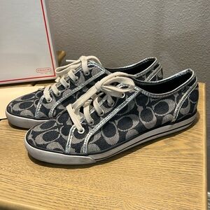 Coach Denim sneaker for sale!